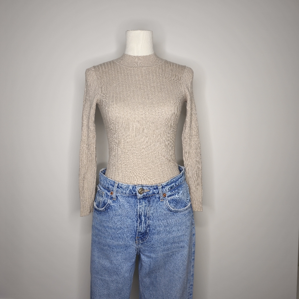 Full Sleeves Turtleneck Sweater Top